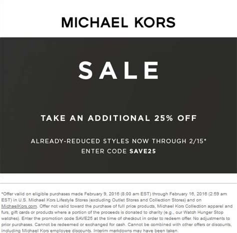 michaelkors.com promo code|michael kors free shipping code.